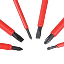 Jogo de Chaves Fenda e Phillips Isolada iec vde para Eletricista com 6 Peças tramontina